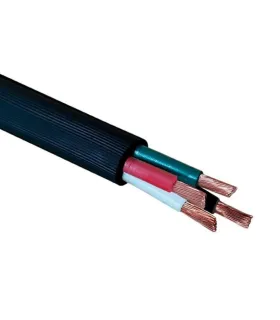 Cable Encauchetado 4 Lineas Calibre 18 4x18 x 1metro