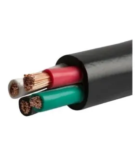 Cable Encauchetado 4 Lineas Calibre 18 4x18 x 1metro