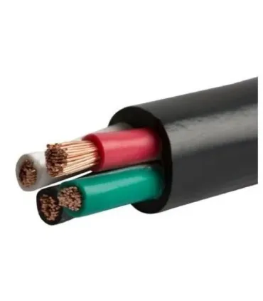 Cable Encauchetado 4 Lineas Calibre 18 4x18 x 1metro