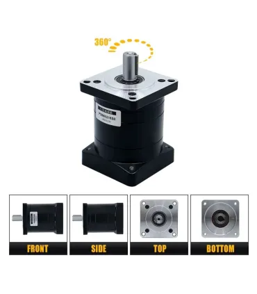 Caja Reductora Motor Nema 34 PX86 10:1