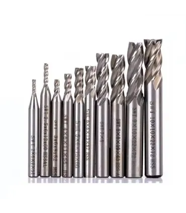 Broca Fresa De Metal 1.5 - 10mm - Cnc - Router X - Merkatronix