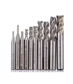 Broca Fresa De Metal 1.5 - 10mm - Cnc - Router X 10 Brocas