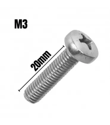 Tornillo M3 X 20mm Estrella X Unidad