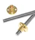 Varilla Trapezoidal T10 10mm 4 Hilos X 1000mm + Tuerca