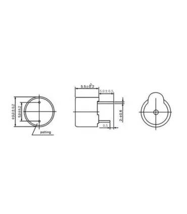 Mini Buzzer Pasivo SOT 0905