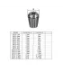 Boquilla Er20 Collet Chucks Para Husillo CNC