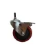 Rueda Rodachina 4" Con Freno Tornillo 8mm 60Kg