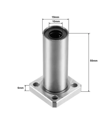 Rodamiento Lineal 10mm Lmk10luu - Cnc - Merkatronix
