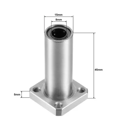 Rodamiento Lineal Lmk8luu Largo - Cnc Impresora 3d - Merkatronix