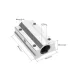 Rodamiento Lineal 10mm Cerrado Scs10luu - Merkatronix