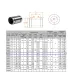 Rodamiento Lineal 16mm Lm16uu Cnc - Varilla Lisa - Merkatronix