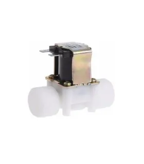 Electroválvula Plástica Solenoide 110VAC 3/4'' Normalmente Cerrada