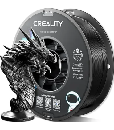 Filamento PetG Creality Impresora 3d Negro - - Merkatronix