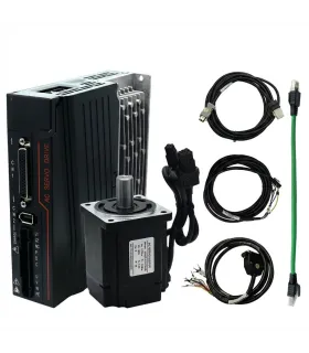 Kit Servomotor 750w Con Freno + Driver 220VAC + Cables