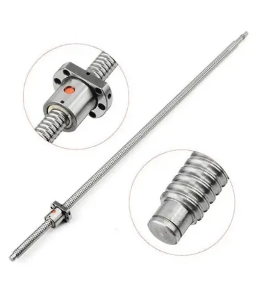 Tornillo De Bola Recirculante 20mm SFU2010 x 650mm Maquinado