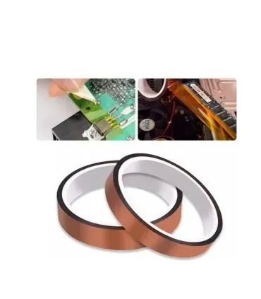 Cinta Termica kapton Alta Temperatura 10mm x 26 Metros