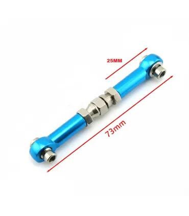Biela Varilla De Direccion Ajustable Aluminio 3mm - 73mm