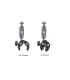 Brazo Pinza Soporte Aluminio Camara Accion Para Moto