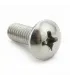 Tornillo Cabeza Hongo M5 x 8mm Acero Inoxidable