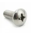 Tornillo Cabeza Hongo M5 x 8mm Acero Inoxidable