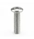 Tornillo Cabeza Hongo M5 x 8mm Acero Inoxidable
