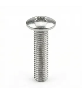 Tornillo Cabeza Hongo M5 x 8mm Acero Inoxidable