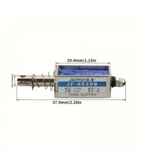 Solenoide Cerradura Lineal Electroimán 10mm 24vdc - JF-0530B