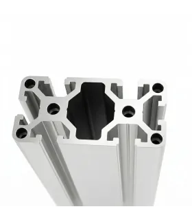 Perfil Estructural Aluminio 4080 Anodizado x 500mm