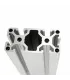 Perfil Estructural Aluminio 4080 Anodizado x 2000mm