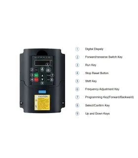 Variador De Frecuencia YL620 Spindle 2.2Kw 220vac