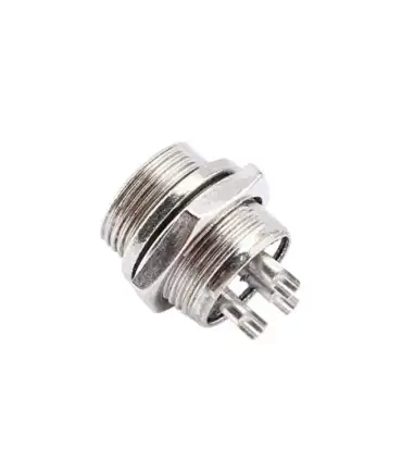 Conector Aviación  Socket Plug Gx16 3 Pines - Merkatronix