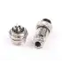 Conector Aviación Socket Plug Gx16 4 Pines - Merkatronix
