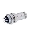 Conector Aviación Socket Plug Gx16 8 Pines