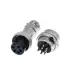 Conector Aviación Socket Plug Gx16 5 Pines - Merkatronix