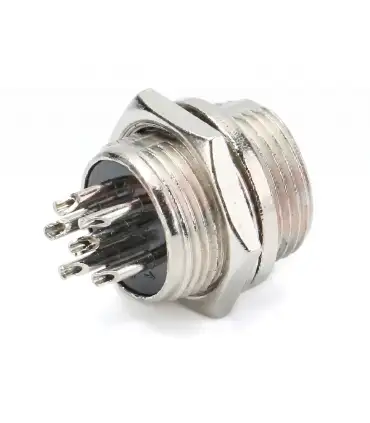 Conector Aviación Socket Plug Gx16 6 Pines - Merkatronix