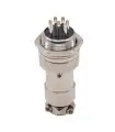 Conector Aviación Socket Plug Gx16 7 Pines