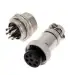 Conector Aviación Socket Plug Gx16 7 Pines - Merkatronix