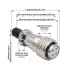 Conector Plug H20 Para Spindle 2.2Kw - Merkatronix
