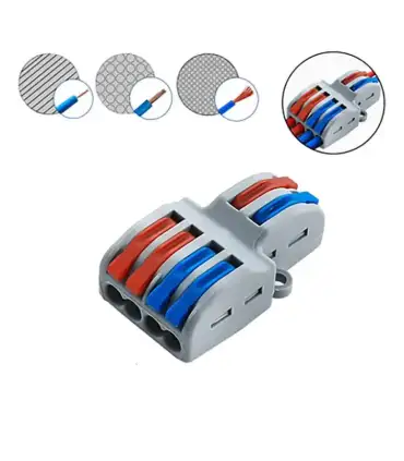 Conector de Cableado Rápido SPL42 (2 a 4) | Merkatronix