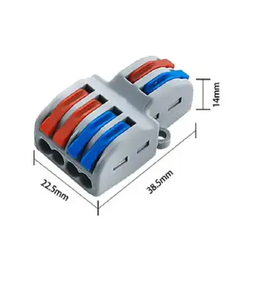 Conector de Cableado Rápido SPL42 (2 a 4) | Merkatronix