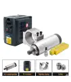 Kit Motor Husillo Cnc 2.2kw Aire Con Variador Er20