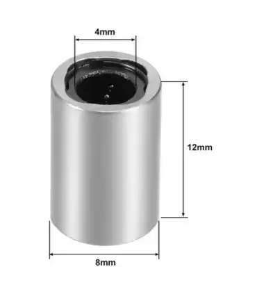 Rodamiento Lineal LM4UU 4mm - Repuestos CNC y Mecánica