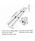 Kit Guía Lineal SBR25 1000mm CNC + 4 Patines SBR25UU