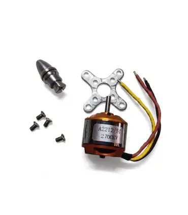 Motor Brushless A2212 2700KV para Aviones y Drones RC