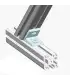 Conector Unión Ángulo 45° Para Perfil Aluminio 4040