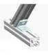 Conector 45 Grados Perfil Aluminio 2020 | CNC y 3D