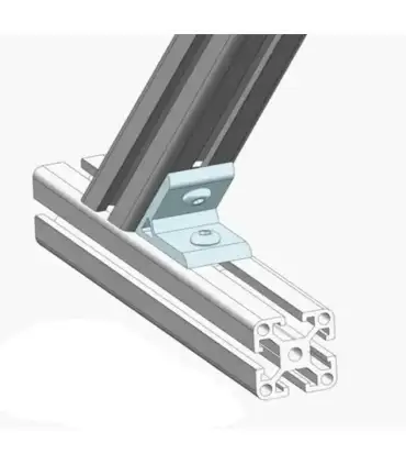 Conector 45 Grados Perfil Aluminio 2020 | CNC y 3D