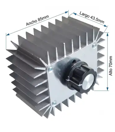 Regulador De Potencia Dimmer 5000w Scr - Merkatronix