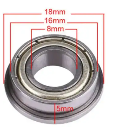 Balinera Rodamiento con Brida F688ZZ (8x18x5) | Eje 8mm