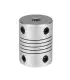Acople Flexible Aluminio 5x10mm L25mm | CNC y 3D